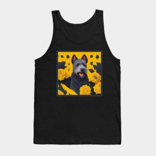 Рumi dog. Style vector (yellow version 2 pumi dog) Tank Top